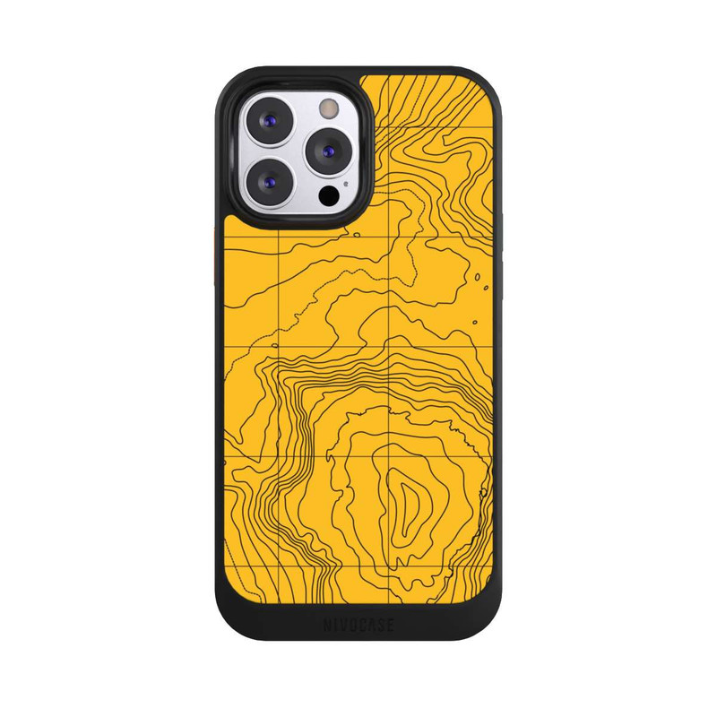 iPhone 13 Pro Max NIVOcore Berg gelbe Linien