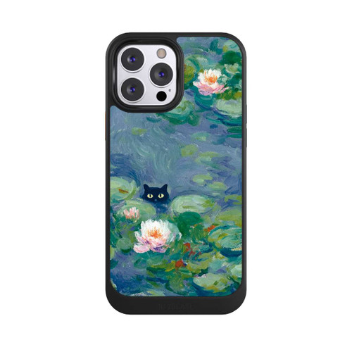 Apple iPhone 13 Pro Max NIVOcore Katze im Teich Gemälde