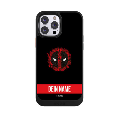 Apple iPhone 13 Pro Max NIVOcore Deadpool Logo Personalisierbar