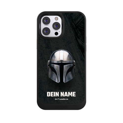 Apple iPhone 13 Pro Max NIVOcore Star Wars Mandalorian Black Helmet customisable