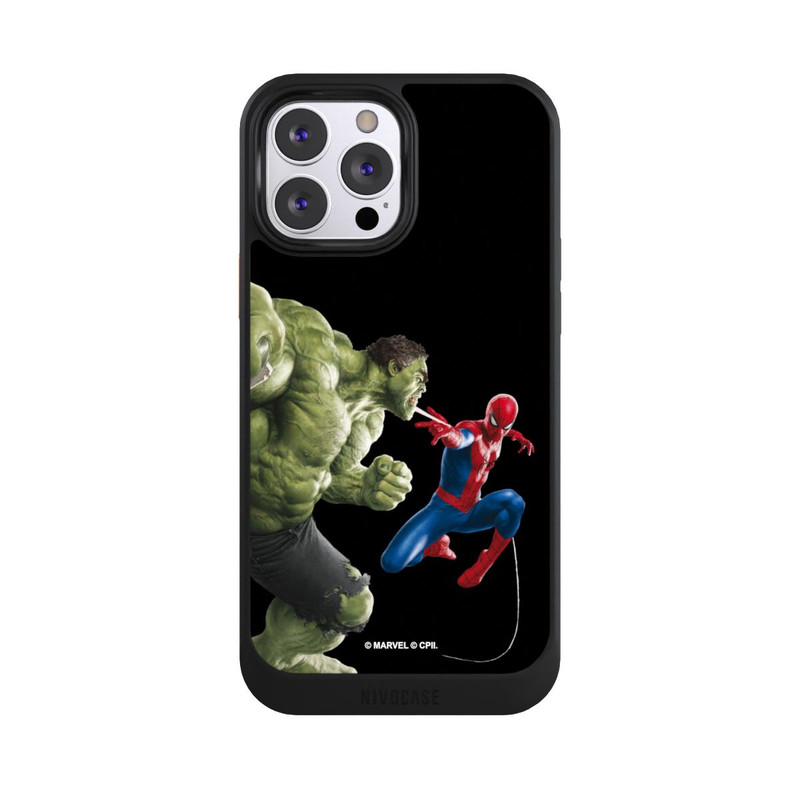 iPhone 13 Pro Max NIVOcore Spider-Man affronte Hulk