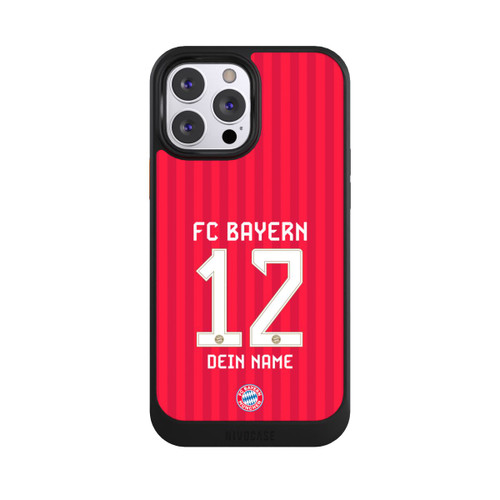 Apple iPhone 13 Pro Max NIVOcore FC Bayern München Trikot Personalisierbar 26-27