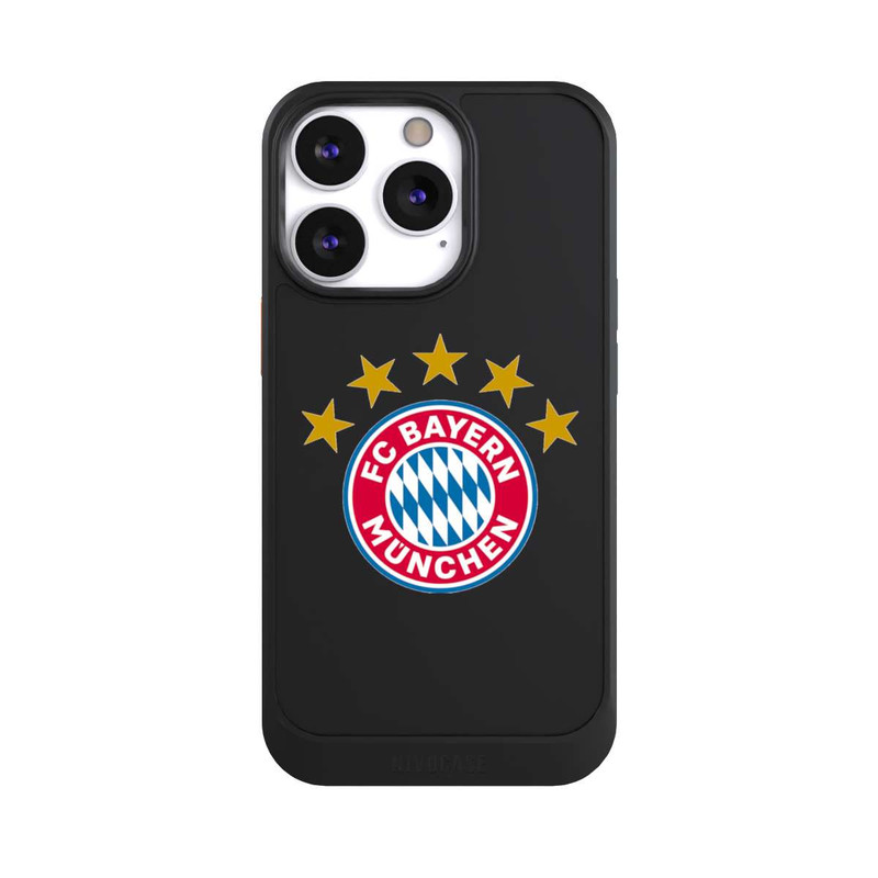 iPhone 13 Pro NIVOcore FCB Logo mit Sterne - ohne Hintergrund