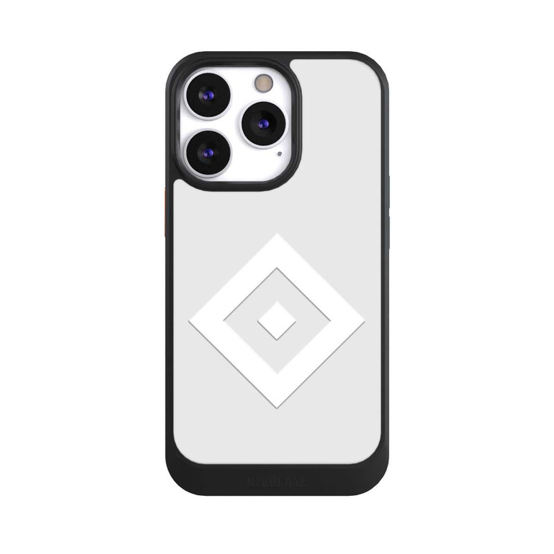 iPhone 13 Pro NIVOcore Rauten Logo auf HSV Grau