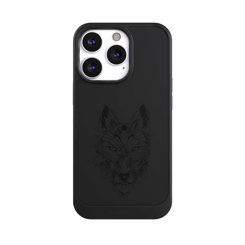 iPhone 13 Pro NIVOcore Wolf mandala transparent