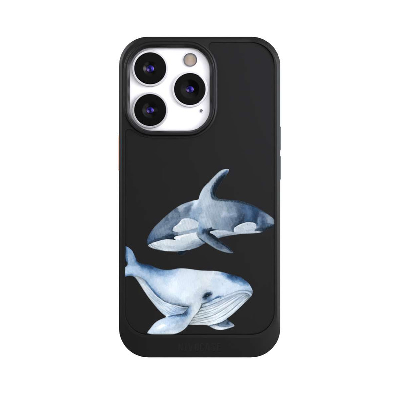 iPhone 13 Pro NIVOcore Baleines transparentes