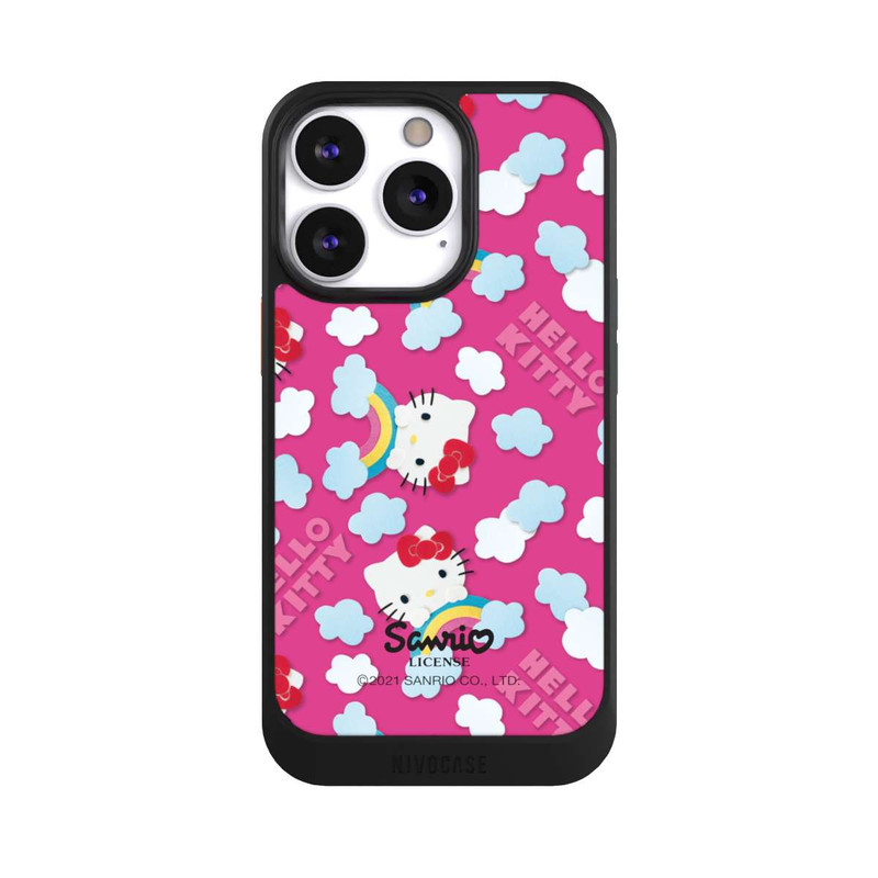 iPhone 13 Pro NIVOcore Hello Kitty Regenbogenmuster