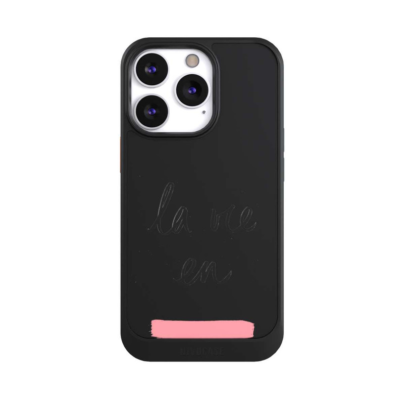 iPhone 13 Pro NIVOcore La vie en Pink Transparent