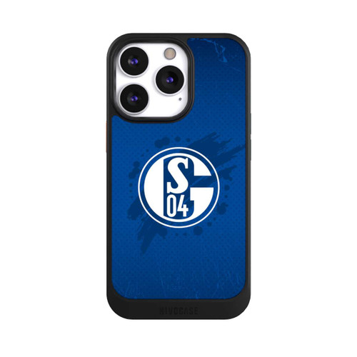 Apple iPhone 13 Pro NIVOcore Schalke 04 Farbe Fleck Blau