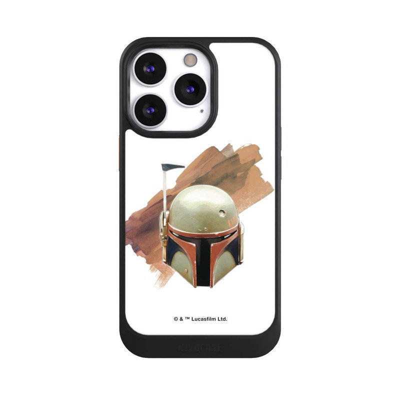 iPhone 13 Pro NIVOcore Casque Boba Fett Blanc