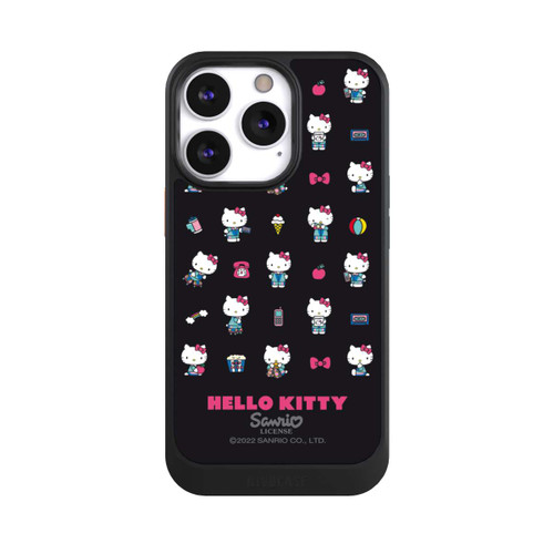 Apple iPhone 13 Pro NIVOcore Hello Kitty 90s Schwarz