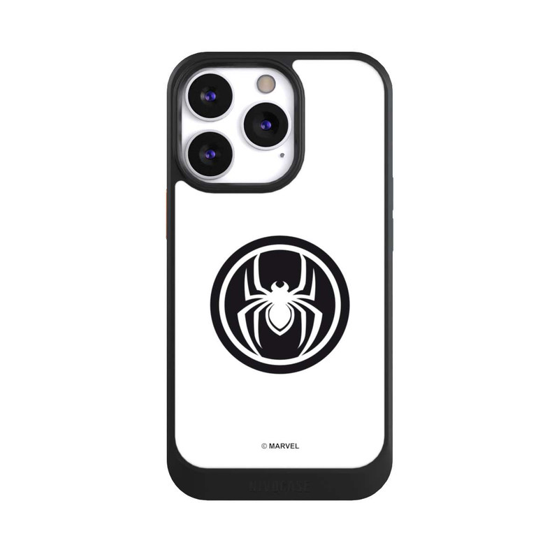 iPhone 13 Pro NIVOcore Spider-Man Spider Logo White