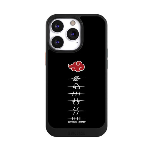 Apple iPhone 13 Pro NIVOcore Symboles des membres de l'Akatsuki noirs