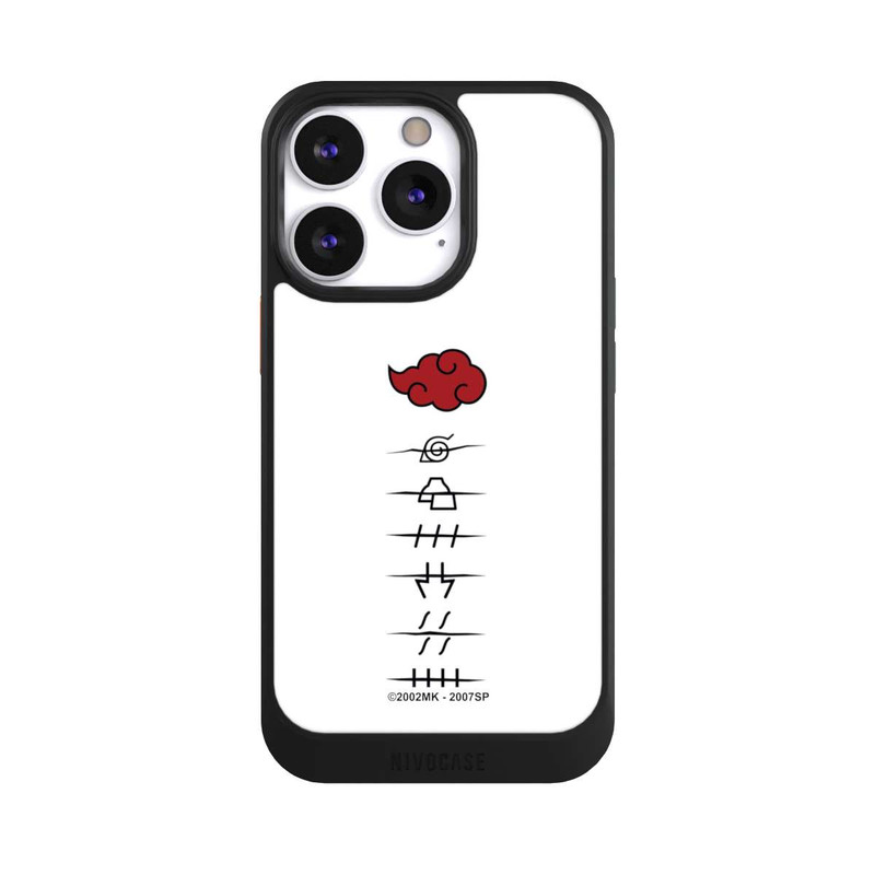 iPhone 13 Pro NIVOcore Symboles blancs des membres d'Akatsuki