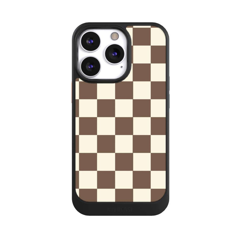 iPhone 13 Pro NIVOcore Schachbrett Braun