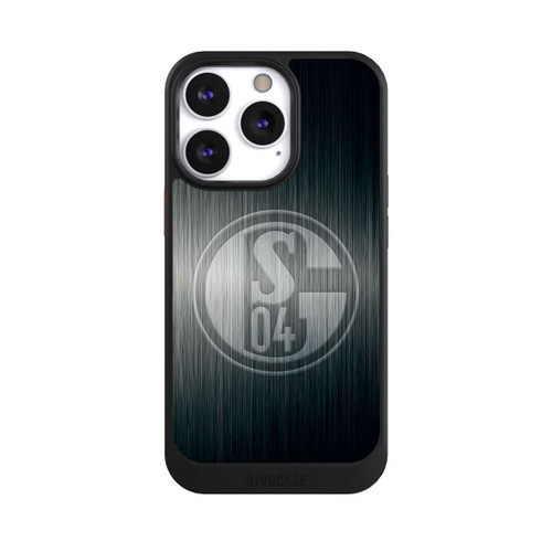 Apple iPhone 13 Pro NIVOcore Schalke 04 Metall Look