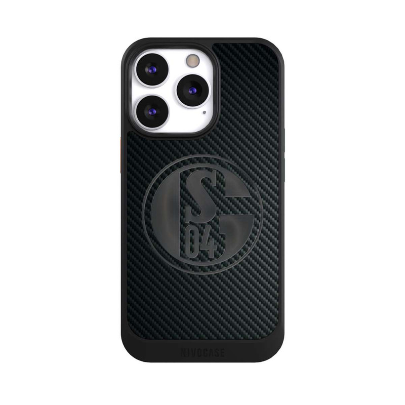 iPhone 13 Pro NIVOcore Schalke 04 Carbon Look