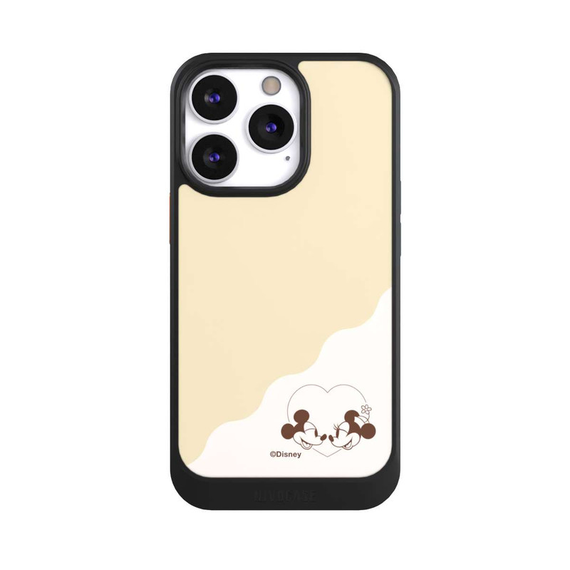 iPhone 13 Pro NIVOcore Mickey and Minnie Love Heart Beige