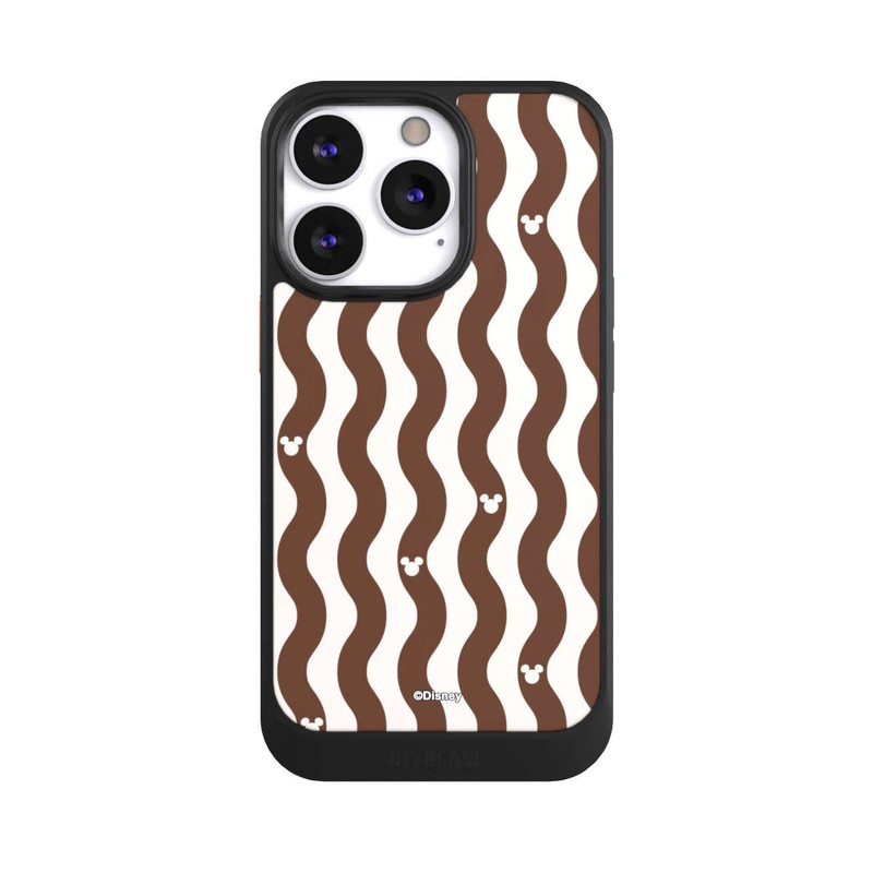 iPhone 13 Pro NIVOcore Mickey Mouse Brown Pattern Waves