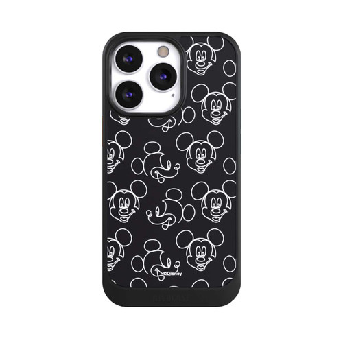 Apple iPhone 13 Pro NIVOcore Disney Mickey Muster Schwarz