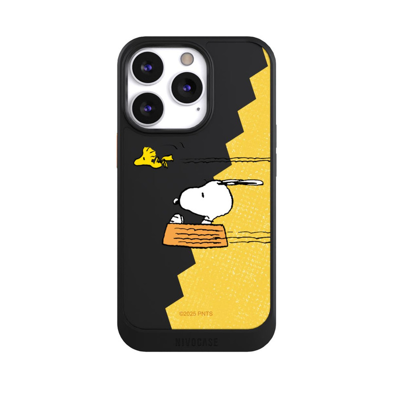 iPhone 13 Pro NIVOcore Peanuts-Snoopy und Woodstock Transparent