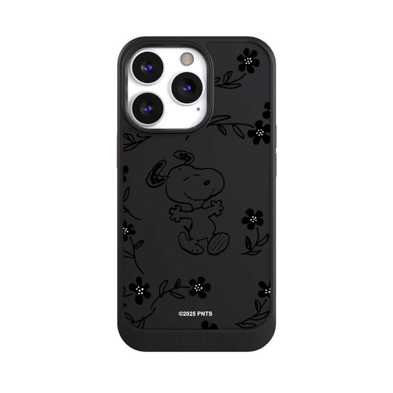 iPhone 13 Pro NIVOcore Snoopy und Flowers Transparent