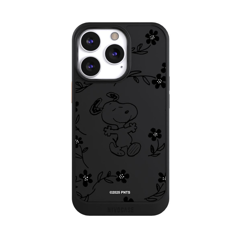 iPhone 13 Pro NIVOcore Snoopy und Flowers Transparent