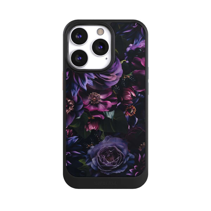 iPhone 13 Pro NIVOcore Dark Purple Flowers