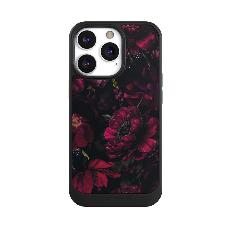 iPhone 13 Pro NIVOcore Dunkle Rote Blumen Liebe