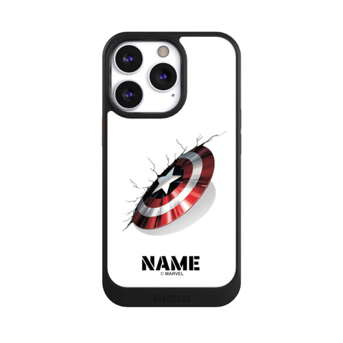 Apple iPhone 13 Pro NIVOcore Captain America Shield Personalisierbar