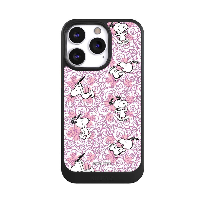 iPhone 13 Pro NIVOcore Peanuts Pink Roses Pattern