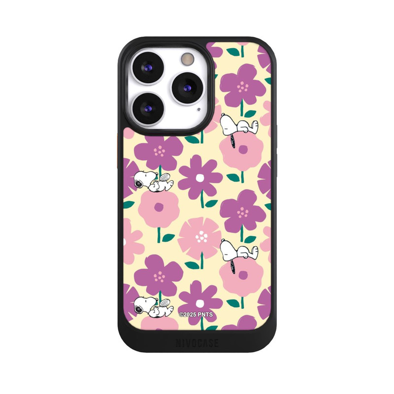 iPhone 13 Pro NIVOcore Peanuts Flower Pattern Yellow