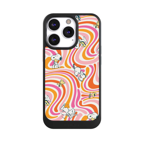 Apple iPhone 13 Pro NIVOcore Peanuts Hippie Pattern Orange