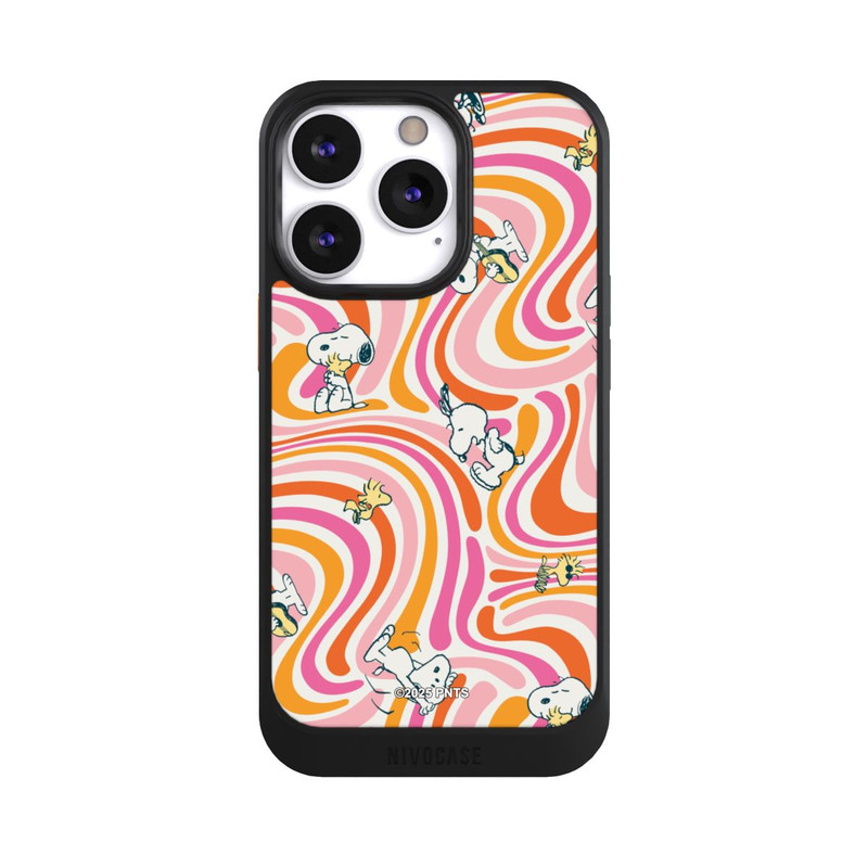 iPhone 13 Pro NIVOcore Peanuts Hippie Pattern Orange