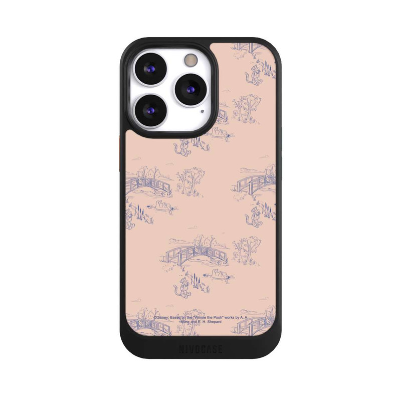 iPhone 13 Pro NIVOcore Winnie Puuh Keramik Muster Brücke Pink