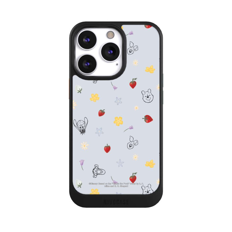 iPhone 13 Pro NIVOcore Winnie the Pooh and Friends Strawberry Pattern Blue