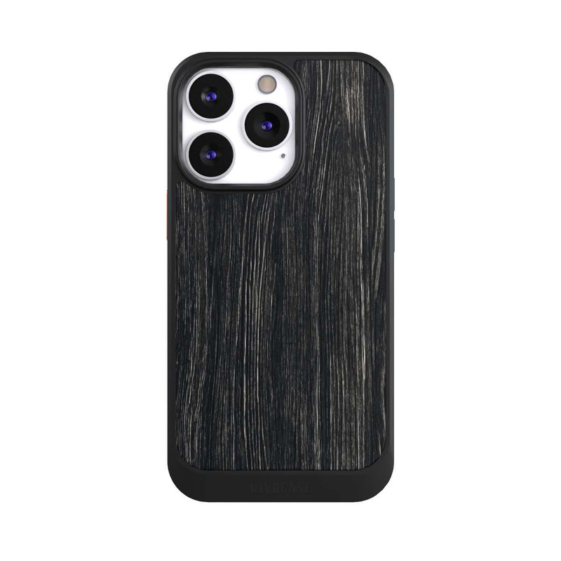 iPhone 13 Pro NIVOcore Texture du Bois Foncé