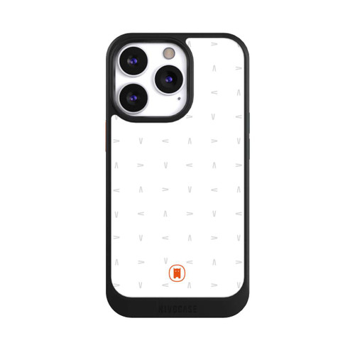 Apple iPhone 13 Pro NIVOcore Nivocase Muster Weiss Grau