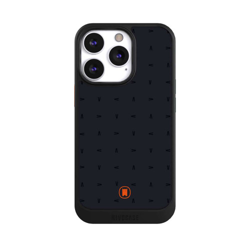 Apple iPhone 13 Pro NIVOcore Nivocase Muster Dunkelgrau