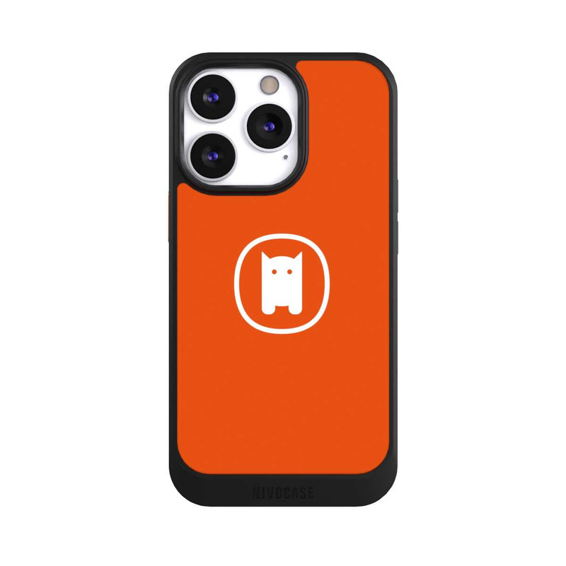 iPhone 13 Pro NIVOcore Nivocase Logo Orange