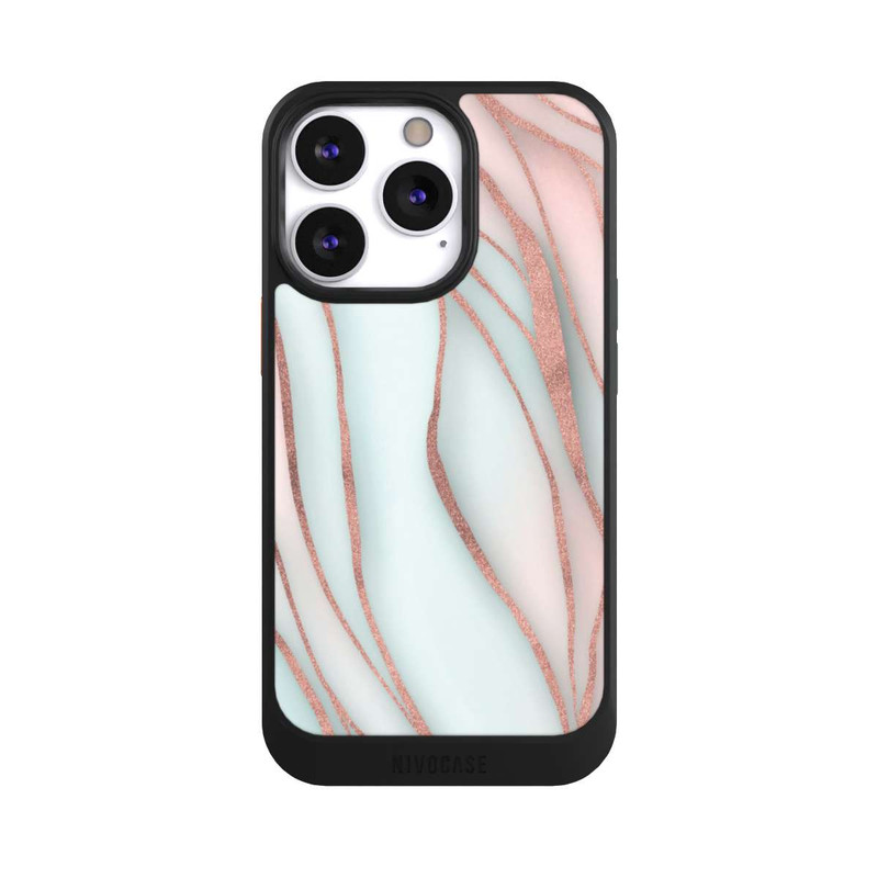 iPhone 13 Pro NIVOcore Soft Waves Gold Rose Gold