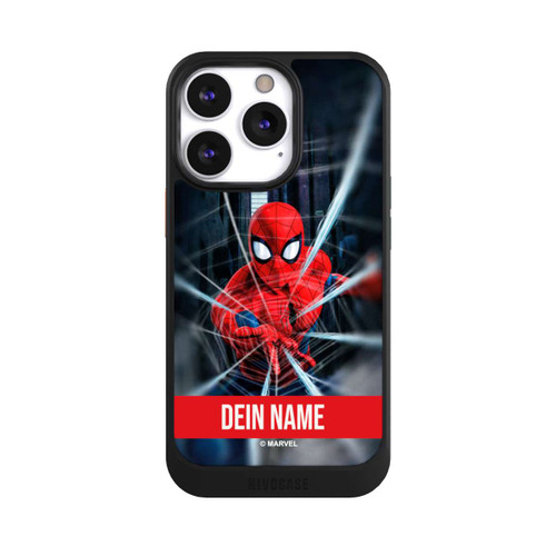 Apple iPhone 13 Pro NIVOcore Spiderman Webs in Action customisable