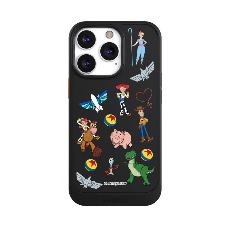 iPhone 13 Pro NIVOcore Toy Story 5 Hero Toys Pattern Transparent