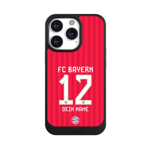Apple iPhone 13 Pro NIVOcore FC Bayern München Trikot Personalisierbar 26-27