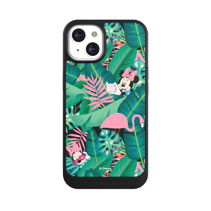 iPhone 13 NIVOcore Minnie Summer Palmblätter ohne Hintergrund