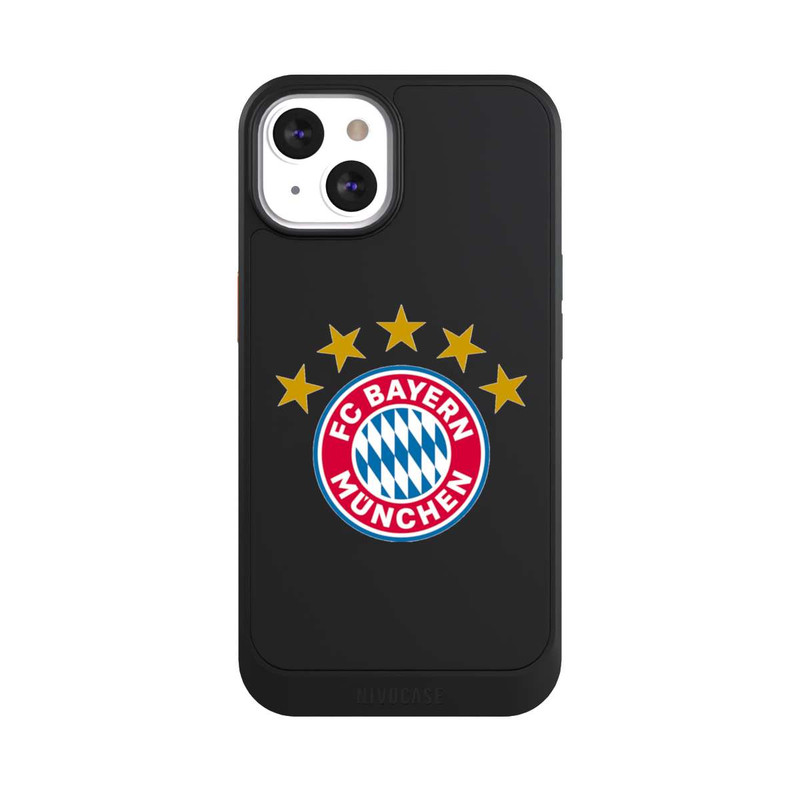 iPhone 13 NIVOcore FCB Logo mit Sterne - ohne Hintergrund