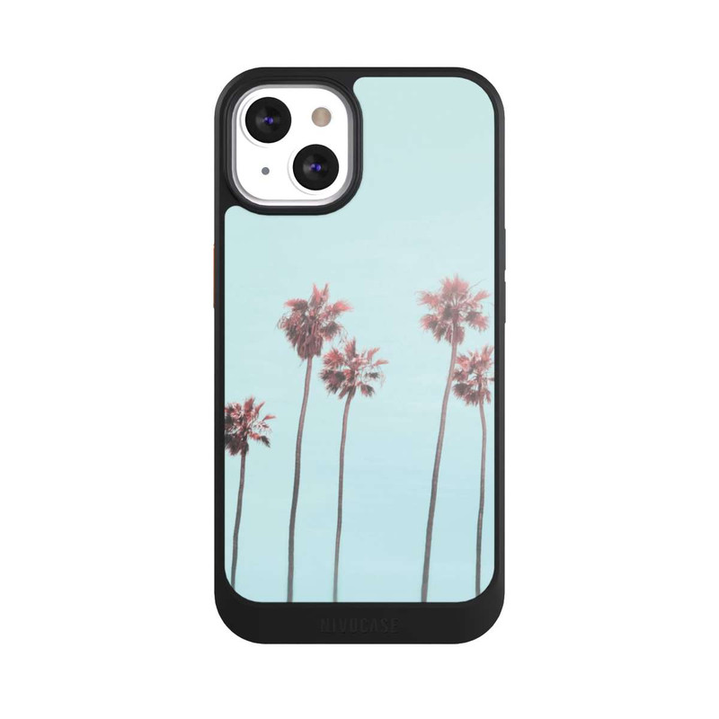 iPhone 13 NIVOcore Hellrosa Strandpalme Paradies