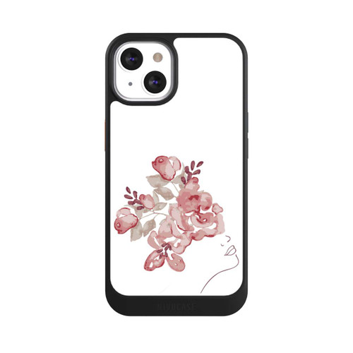 Apple iPhone 13 NIVOcore Line Art Fleurs de visage de femme