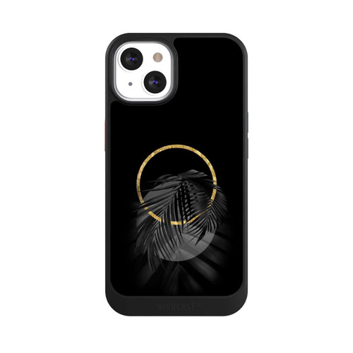 Apple iPhone 13 NIVOcore Black Tropical Leaf