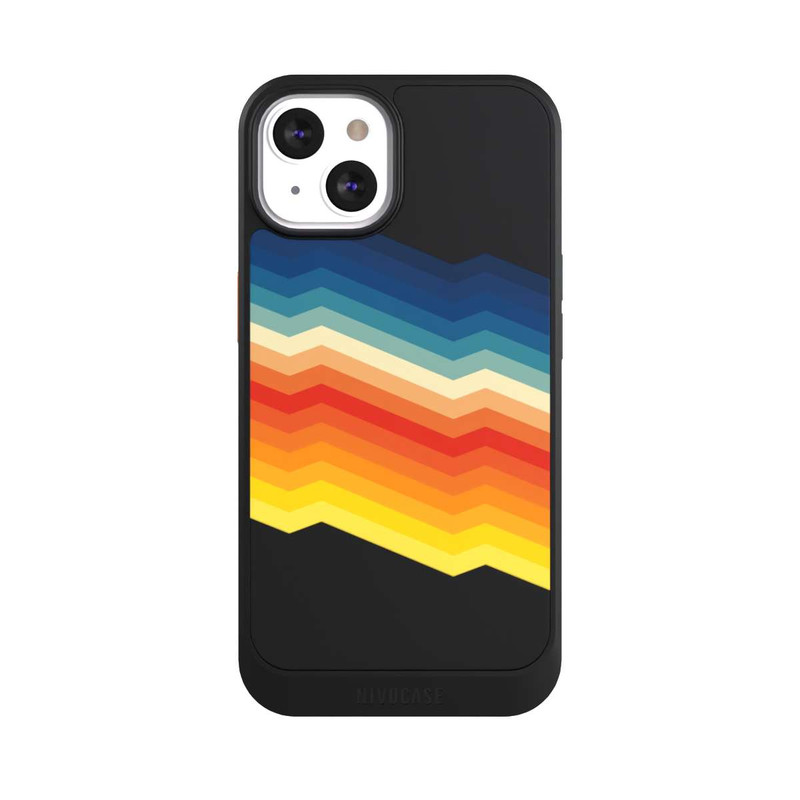 iPhone 13 NIVOcore Abstrakter Regenbogen